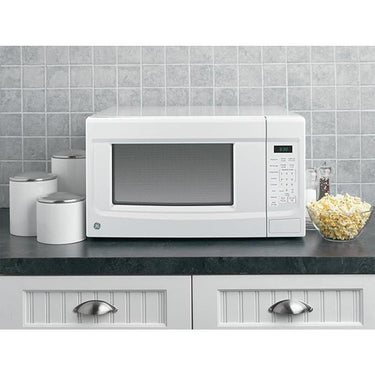 GE 1.4 Cu. Ft. Capacity Countertop Microwave Oven White with 2 Year Warranty