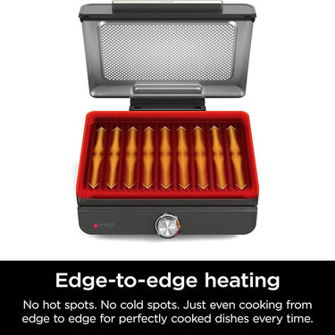Ninja GR100 Sizzle Smokeless Indoor Grill, Ninja Factory Refurbished