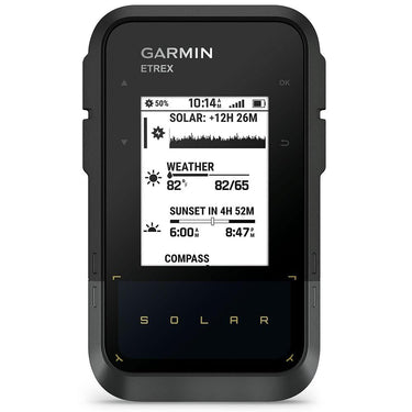 Garmin eTrex Solar Powered GPS Handheld Navigator+Tactical Bracelet & Flashlight