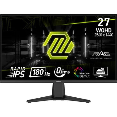 MSI 27" QHD Flat Gaming Monitor in Metallic Black - MAG275QF