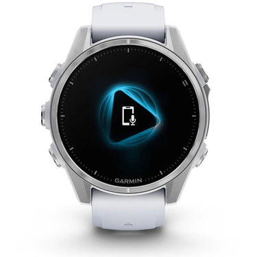 Garmin Fenix 8 43 mm, AMOLED, Silver with Whitestone Silicone Band
