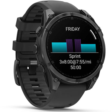 Garmin Fenix 8 47 mm, AMOLED, Slate Gray with Black Silicone Band
