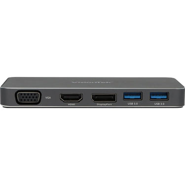 Visiontek VT210 Dual Display USB-C Docking Station in Black - 901525