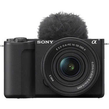 Sony ZV-E10 II Mirrorless Camera Black + 16-50mm Lens Kit + Extended Warranty Bundle