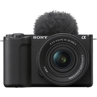 Sony ZV-E10 II Mirrorless Camera Black + 16-50mm Lens Kit + Extended Warranty Bundle