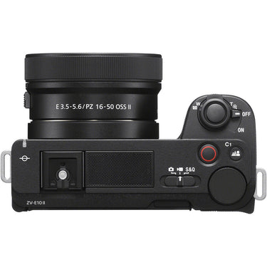 Sony ZV-E10 II Mirrorless Camera Black + 16-50mm Lens Kit + Extended Warranty Bundle