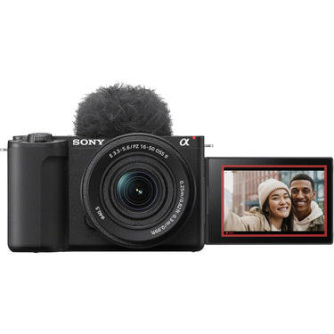Sony ZV-E10 II Mirrorless Camera Black + 16-50mm Lens Kit + Extended Warranty Bundle