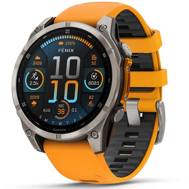 Garmin Fenix 8 47 mm AMOLED Sapphire Titanium + Fitness Suite & Screen Protector