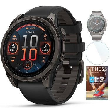 Garmin Fenix 8 47 mm AMOLED Sapphire Gray + Fitness Suite & Screen Protector