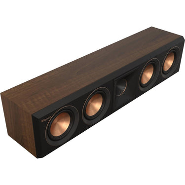 Klipsch RP-404C II Center Channel Speaker - Quad 4" Cerametallic Woofers - Walnut