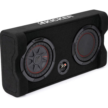 Kicker 48TRTP82 TRTP 8-inch Thin Down Firing Subwoofer Passive Radiator Enclosure 2-Ohm