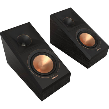 Klipsch RP-500SA II Surround Sound Speakers, Versatile, Dolby Atmos & DTS (Ebony, Pair)