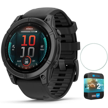 Garmin Fenix E 47 mm AMOLED Steel with Screen Protector and 2 Year Warranty