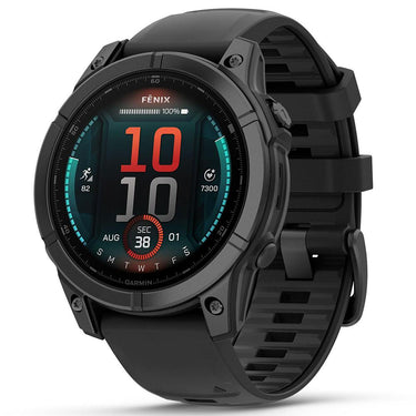 Garmin fenix E 47 mm AMOLED Gray Steel with Screen Protector and 2 Year Warranty
