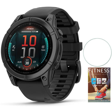 Garmin Fenix E 47 mm AMOLED Stainless Steel + Fitness Suite & Screen Protector
