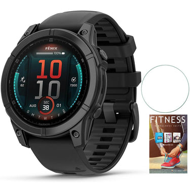 Garmin fenix E 47 mm AMOLED Slate Gray Steel + Fitness Suite & Screen Protector