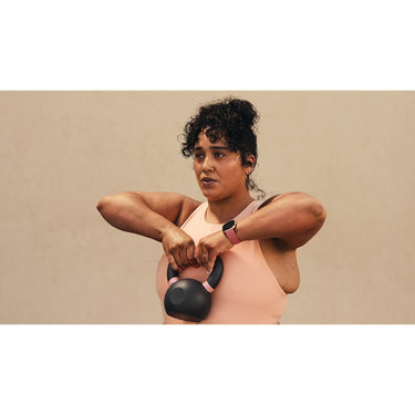 Fitbit Infinity Band, 24mm Attach,Pink Sand,(Large), Sense 2, Sense, Versa 4 & Versa 3