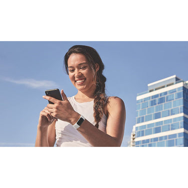 Fitbit Charge 6 & Charge 5 Sport Bands, Frost White, Large