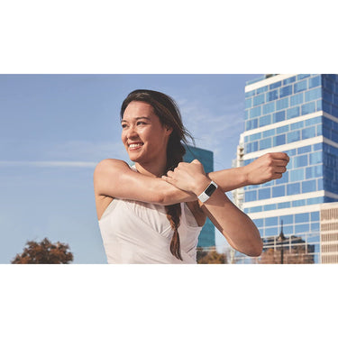 Fitbit Charge 6 & Charge 5 Sport Bands, Frost White, Large
