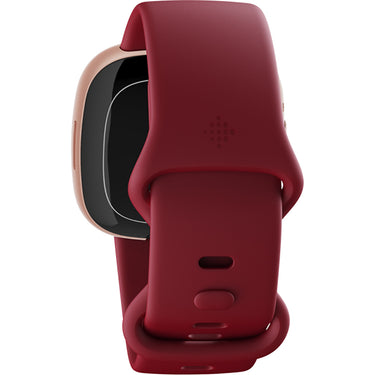 Fitbit Versa 4 Fitness Smartwatch, Beet Juice/Copper Rose Aluminum