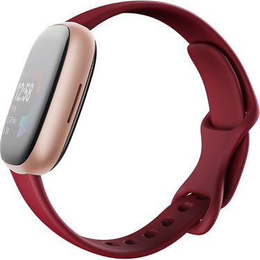 Fitbit Versa 4 Fitness Smartwatch, Beet Juice/Copper Rose Aluminum