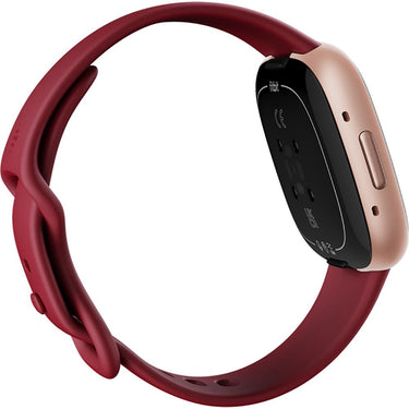 Fitbit Versa 4 Fitness Smartwatch, Beet Juice/Copper Rose Aluminum
