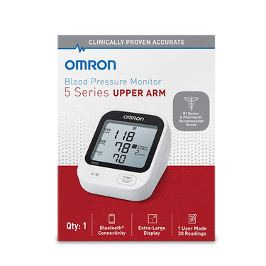 Omron 5 Series Wireless Upper Arm Blood Pressure Monitor (BP7255)