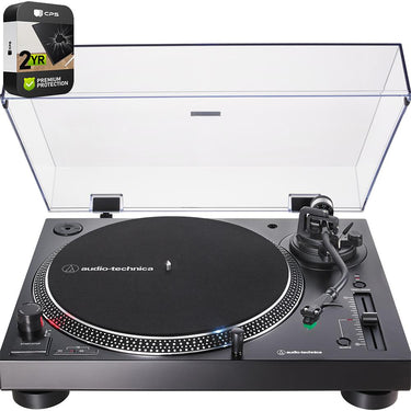 Audio-Technica Direct-Drive Turntable Analog & USB Black with 2 Year Warranty