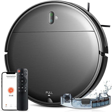 MAMNV Robot Vacuum and Mop Combo, 2 in1 with Schedule, Wi-Fi/App, 1400Pa Max Suction