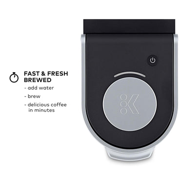 Keurig K-Mini Single Serve Coffee Maker, Compact 6-12oz Brewer, Black, Refurbished