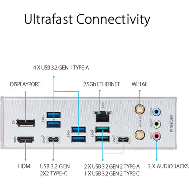 Asus Prime Z790-A WiFi 6E LGA 1700 ATX AI Gaming Motherboard