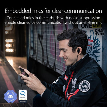 Asus ROG Cetra II in-Ear Gaming Headphones - Earbuds, Microphone, ANC, USB-C