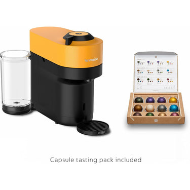 Nespresso Vertuo Pop+ Coffee and Espresso Machine by De'Longhi, Mango Yellow