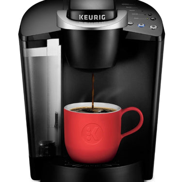 Keurig K-Classic Coffee Maker, Single Serve K-Cup Brewer, 6-10oz, Black, Refurbished