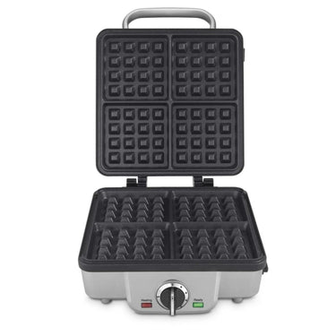 Cuisinart WAF-300P1 Belgian Waffle Maker w/ Pancake Plate, Brushed Stainless, Refurbished