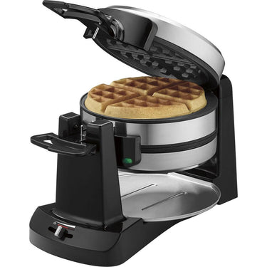 Cuisinart WAF-F40 Double Flip Belgian Waffle Maker Black/Stainless (Refurbished)