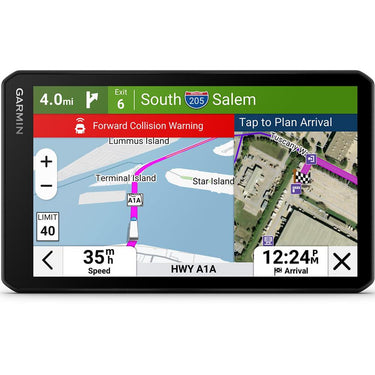 Garmin dezlcam OTR725 7" GPS Truck Navigator, Built-in Dash Cam w/ Accessories Bundle