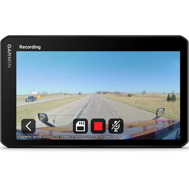 Garmin dezlcam OTR725 7" GPS Truck Navigator, Built-in Dash Cam w/ Accessories Bundle