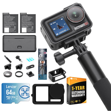 DJI CP.OS.00000378.01 Osmo Action 5 Pro Adventure Combo w/ Action Accessories Bundle