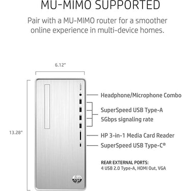 Hewlett Packard Pavilion TP01-2040 AMD Ryzen 5 5600G 12GB/512GB Desktop PC Tower