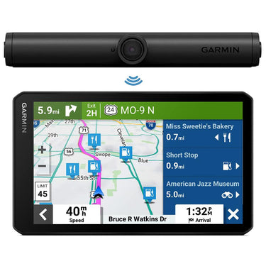 Garmin BC 40 Wireless Backup Camera + DriveCam 76 GPS Navigator w/ Dash Cam Bundle
