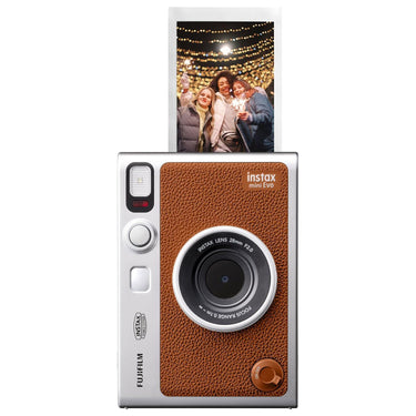 Fujifilm Instax Mini Evo Hybrid Instant Camera  - Brown (16812534)