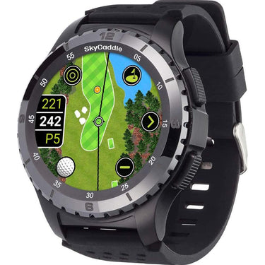 SkyCaddie LX5C Golf GPS Watch with Ceramic Bezel - Black - Open Box