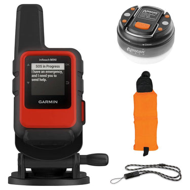 Garmin inReach Mini 2 Compact Satellite Communicator Marine Bundle w/ Accessories Kit
