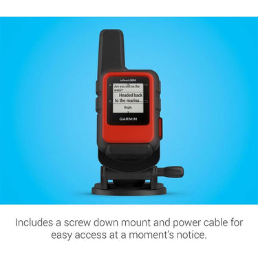 Garmin inReach Mini 2 Compact Satellite Communicator Marine Bundle w/ Warranty Kit