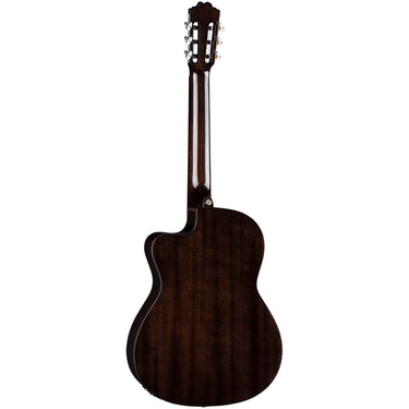 Dean EC BKB Espana Classical Acoustic Guitar, Solid Spruce Top, Black Burst