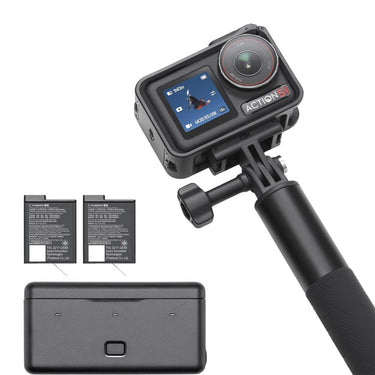 DJI Osmo Action 5 Pro Adventure Combo w/ Vlogging Accessories Bundle
