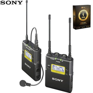 Sony Lavalier Microphone Wireless w/Transmitter & Tuner Open Box+1 Year Warranty