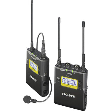 Sony Lavalier Microphone Wireless w/Transmitter & Tuner Open Box+1 Year Warranty