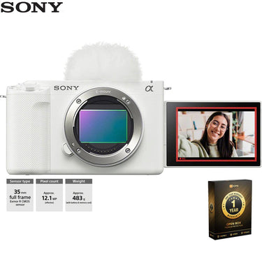 Sony Alpha ZV-E1 Full-frame Lens Vlog Camera (Body) OPEN BOX + 1 Year Warranty Pack